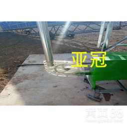 亞冠畜牧 自動(dòng)化養(yǎng)豬設(shè)備中的90度轉(zhuǎn)角輪，讓自動(dòng)料線高效運(yùn)轉(zhuǎn)